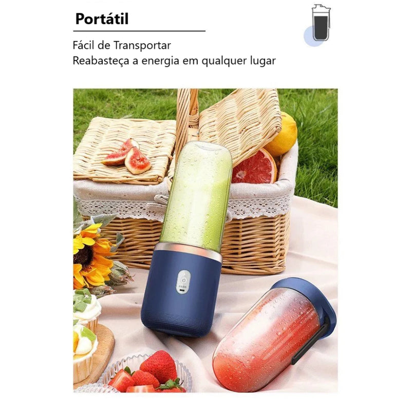 Mini Liquidificador Portátil 6 Lâminas