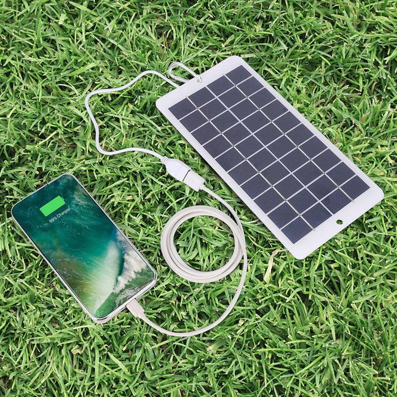 Carregador Portátil Painel Solar com saída do USB, para Celularl, 10W, 5V, 900MA